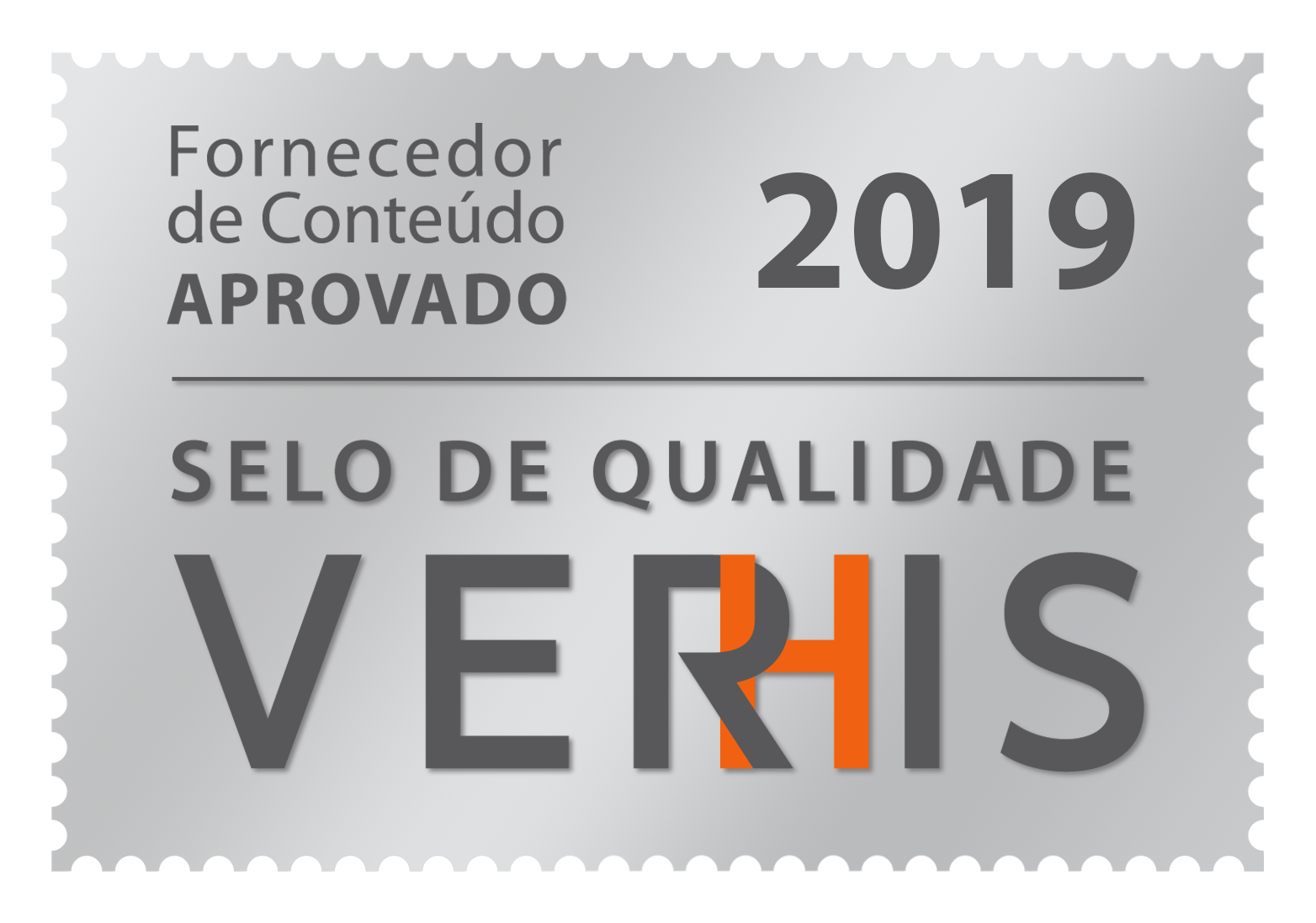 Fornecedor de conteúdo aprovado VERHIS 2018